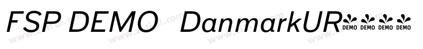 FSP DEMO   DanmarkUR字体转换